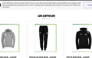 DERNIERES HEURES! Boutique éphémère BCM - livrée avant Noël