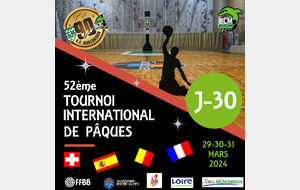 Tournoi de Pâques - J-30!