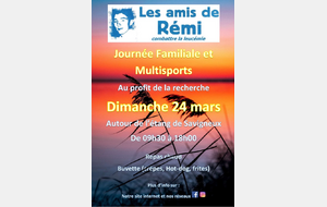 Message des amis de Remi - Journée multisports
