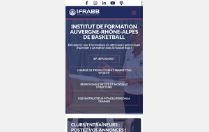 Info ligue AURA - formations IFRABB