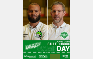 Derby ! BCM vs PONTOISE samedi 1re mars