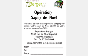 Votre sapin BCM / Pépinières Berger ! 🎄