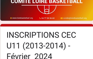 Centre d’entraînement Comité Loire Basket U11