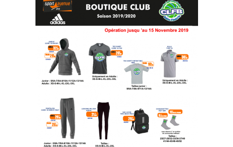 Ouverture de la boutique du Centre Loire Forez Basket