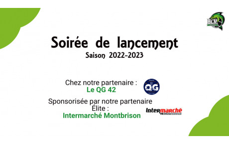 🏀 Soirée de lancement 🏀