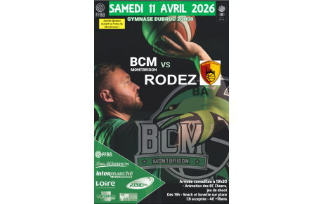 Match de la FOIRE ! BCM / RODEZ